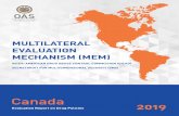 MULTILATERAL EVALUATION MECHANISM (MEM) › mem › reports › 7 › Full_Eval › Canada-7thRd-ENG.pdfThe Multilateral Evaluation Mechanism (MEM), under the Inter-American Drug Abuse