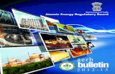 AERB Bulletin 01 - Atomic Energy Regulatory Boardaerb.mindspacetech.com/images/PDF/Annual_Bulletin/2013.pdf · 2017-03-14 · Atomic Energy Regulatory Board The Atomic Energy Regulatory