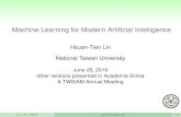 Machine Learning for Modern Artiﬁcial Intelligencehtlin/talk/doc/mlmai.sws...Machine Learning for Modern Artiﬁcial Intelligence Hsuan-Tien Lin National Taiwan University June 25,