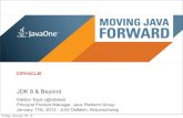 JDK 8 & Beyond - JUG OstfalenJava SE 7 Release Contents • Java Language • Project Coin (JSR-334) • Class Libraries • NIO2 (JSR-203) • Fork-Join framework, ParallelArray (JSR-166y)