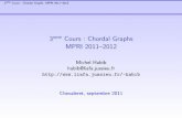 3eme Cours : Chordal Graphs MPRI 2011 2012habib/Documents/cours3-2011.pdf · 3eme Cours : Chordal Graphs MPRI 2011{2012 What we already know Proof of the chordal characterization