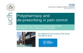 Polypharmacy and de-prescribing in pain control...Polypharmacy and de-prescribing in pain control Katrine Petersen, Advanced Physiotherapist in Pain Management, MSc, Independent Prescriber