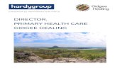 DIRECTOR, PRIMARY HEALTH CARE GIDGEE HEALING ... Director, Primary Health Care, Gidgee Healing HardyGroup