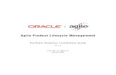 Agile Product Lifecycle Management - Oracle · Agile Product Lifecycle Management Portfolio Analytics Installation Guide v2.1.2 January 2008 Part No. E11863-01