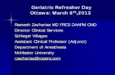 Geriatric Refresher Day Ottawa: March 6 ,2013 pain management in ltc.pdf · Mixed Pain Concept. Mixed pain. Nociceptive pain: Caused by activity in neural pathways in response to