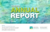 2015/2016 ANNUAL REPORT - CMHA National€¦ · 2015/2016 ANNUAL REPORT COVER ART: Claire Ferguson, LIGHT HEARTED, Pastels on paper “Clean, fresh, uncluttered, free, buoyancy, water.