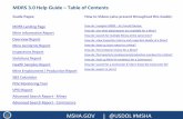 MDRS 3.0 Help Guide – Table of Contents...MDRS 3.0 Help Guide – Table of Contents MSHA.GOV | @USDOL #MSHA MDRS Landing Page Mine Information Report Overview Report Mine Accidents