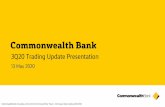 Commonwealth Bank of Australia | ACN 123 123 …...Commonwealth Bank of Australia | ACN 123 123 124 | Ground Floor Tower 1, 201 Sussex Street, Sydney NSW 2000 2 The material in this