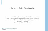 Idiopathic Scoliosis Allied Professional · 2020-02-24 · Pediatric Scoliosis Definition: • Structural spinal deformity characterized by decompensation of the normal vertebral