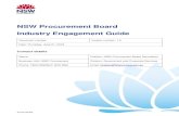 Industry Engagement Guide - procurepoint.nsw.gov.au€¦ · Industry Engagement Guide 1 1. Introduction 1 1.1 What is industry engagement 1 1.2 Distinguishing industry engagement