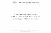 ComponentSpace SAML for ASP.NET Core Configuration Guide › documentation › saml... · ComponentSpace SAML for ASP.NET Core Configuration Guide 1 Introduction The ComponentSpace