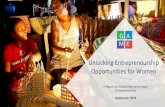 Unlocking Entrepreneurship Opportunities for Women€¦ · Unlocking Entrepreneurship Opportunities for Women in Urban India ... We initiated this study to identify demand -led macro