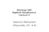 Geology 228 Applied Geophysics Lecture 4dthomas/school_demo/G... · Seismic fundamentals ... generate wave propagation in the x-direction. In this equation, u0 is the amplitude, ω
