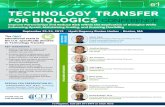 6th TECHNOLOGY TRANSFER BIOLOGICS CONFERENCE › ExL.9.23.19.Biologics.pdf · Technology Transfer Transactions Discuss protection of proprietary information, press releases, and nondisclosure