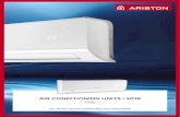 AIR CONDITIONING UNITS | 2018 · Ariston is a worldwide leading brand in thermic comfort. / 1960s-1980s Ariston brand is launched and the production of electric water heaters begins.