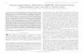748 IEEE TRANSACTIONS ON COMMUNICATIONS, VOL. 54, …748 IEEE TRANSACTIONS ON COMMUNICATIONS, VOL. 54, NO. 4, APRIL 2006 Noncooperative Iterative MMSE Beamforming Algorithms for Ad
