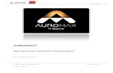 AUROMAX - Three-dimensional sound › ... › AuroMax_White_Paper... · AuroMax® is the newest member of the Auro-3D® Immersive Sound format and combines the superior 3-dimensional