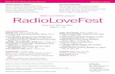 BAM and WNYC present RadioLoveFest€¦ · first book, The Jerusalem Syndrome: My Life as a Reluctant Messiah, was based on his solo show and is available for purchase on Amazon.com.