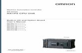 NX1P2 CPU Unit · Machine Automation Controller NX-series NX1P2 CPU Unit CPU Unit Built-in I/O and Option Board User’s Manual W579-E1-01 NX1P2-11 NX1P2-11 1 NX1P2-10 NX1P2-10 1