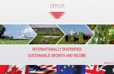 INTERNATIONALLY DIVERSIFIED SUSTAINABLE GROWTH AND … · 2018-03-01 · These regions offer assets consistent with operating model (inventory depth, positive FCF, and outsized M&A