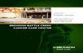 BRONSON BATTLE CREEK CANCER CARE CENTER · BRONSON BATTLE CREEK CANCER CARE CENTER 2019 ANNUAL REPORT Cancers of the head and neck require closely coordinated, multidisciplinary care