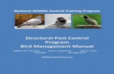 Structural Pest Control Program Bird Management Manual · when clients understand that chimney caps will help prevent the entrapment of birds for decades, the cost may seem inexpensive.