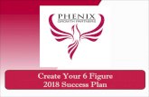 Create Your 6 Figure 2018 Success Plan · Create Your 6 Figure 2018 Success Plan . 2018 Success Plan Workshop “By failing to prepare, you are preparing to fail.” -Benjamin Franklin