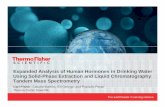 Expanded Analysis of Human Hormones in Drinking Water ... · Using Solid-Phase Extraction and Liquid Chromatography Tandem Mass Spectrometry The world leader in serving science Carl