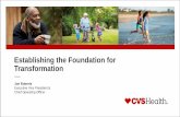 Establishing the Foundation for Transformation › 447711729 › files › doc_events › 2019 › ... · 2019-06-04 · Establishing the Foundation for Transformation Jon Roberts