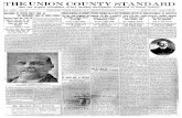 UNION CJOUNTY STANDARD · UNION CJOUNTY STANDARD '· . Has the lar.gest circulation of any Weekly Newspaper Published in Union Oounty. VOL:' XXIII. NO. I'J WESTFIJ£0, UNION COUNTY,