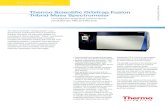 Thermo Scientific Orbitrap Fusion Tribrid Mass Spectrometer · 2016-08-18 · Product Specifications The Thermo Scientific™ Orbitrap Fusion™ mass spectrometer combines the best