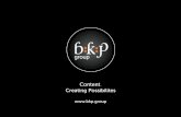 Content. Creating Possibilites - Audio & Video Production ...bkp.group/wp-content/uploads/2018/10/BKP-GROUP... · PRODUCTION Whether you need a radio advert, a jingle, some original