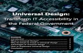 Universal Design - section508.gov › sites › default › files › Copy of Universal… · adopt universal design demonstrate a commitment to prioritize the needs of their citizens.