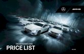 THE MERCEDES -AMG PRICE LIST · The Mercedes-AMG SL. Recommended Retail Price Maximum CO2 tax applicable Engine (cc/cylinders) Power (kW) Torque (Nm) Maximum CO2 emissions (g/km)