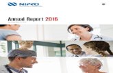 Annual Report 2016 - nipro.co.jp · Annual Report 2016 Management Report Consolidated Financial Highlights Nipro Corporation and its Consolidated Subsidiaries Years ended March 31,