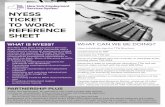 NYESS Ticket to Worknyess.ny.gov/docs/nyessbrochure.pdf · BROCHURE? Once the individual feels they are ready to begin working, the TTW brochure should be signed. IF AN INDIVIDUAL