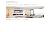 Ortal Installation Manual - Ortal Heat › wp-content › uploads › 2018 › ... · 8 Ortal Installation Manual Fireplace Safety, Warnings and General Fitting Information This section
