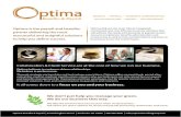 Optima Benefits and Payroll 2013 Sell Sheet · Ask about our green options for check and payroll processing, statements, and more. Optima Benefits & Payroll | 25 Buckingham Street