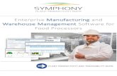 Enterprise Manufacturing and Warehouse Management Software ... · Enterprise Manufacturing and Warehouse Management Software for Food Processors PLANT PRODUCTIVITY AND TRACEABILITY