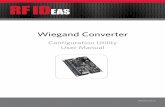Wiegand Converter - rf IDEAS...JP6 / JP7 Only used when the Wiegand converter is programmed as an OEM-W2065AK2 J10 J10 is a polarized connector. Connect the serial cable with the 2m