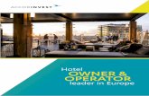 Hotel OWNER & OPERATOR · 2020-05-15 · Southern Europe 45% Central Europe 23% Northern Europe 15% Others 9% Eastern Europe 8% 91 % HOTELS IN EUROPE 95 % ECONOMY & MIDSCALE 3 AccorInvest