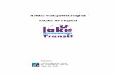 Request for Proposals - Lake Transit · The Lake Transit Authority is seeking qualified applicants to provide mobility management services to the region. The goal of the Mobility