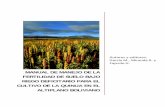 manual de suelos final Hector 2€¦ · manual de manejo de la fertilidad de suelo bajo riego deficitario para el cultivo de la quinua en el altiplano boliviano autores y editores: