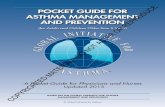 POCKET GUIDE FOR ASTHMA MANAGEMENT AND ... › static › starplus-cigna-com › ...POCKET GUIDE FOR ASTHMA MANAGEMENT AND PREVENTION A Pocket Guide for Physicians and Nurses 6QEBUFE