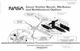 and Architectural Options Space Station Needs, Attributes€¦ · This presentation includes a description of the effort performed for and the results from the Space Station Needs,