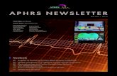 APHRS NEWSLETTER · In the mini-symposium on the first day, Prof. Hsuan-Ming Tsao, Professor of the National Yang Ming University, Taiwan gave a talk on how to optimize the medication