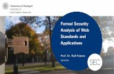 Vector Cybersecurity Symposium 2019 - Formal Security ... · 2019/04/03 Prof. Dr. Ralf Küsters - SEC - Uni Stuttgart 4 Research at SEC Applied Cryptography: security/cryptographic