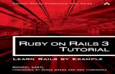 WordPress.com...Praise for Ruby on Rails™ 3 Tutorial RailsTutorial.org: Michael Hartl’sawesome new Rails Tutorial The Ruby on Rails™ 3 Tutorial: Learn Rails by Example by Michael
