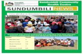 Sundumbili Community Health Centre SUNDUMBILI NEWS · 2019-10-16 · Sundumbili Community . Health Centre. SUNDUMBILI . NEWS . NEWS . July to September 2019 . Sundumbili CHC women