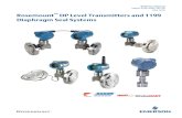 Manual: Rosemount DP Level Transmitters and 1199 Diaphragm ... · This manual is designed to assist in installing, operating, and maintaining the Rosemount 1199 Diaphragm Seal Systems